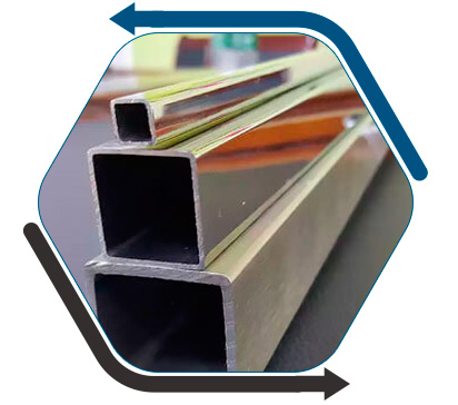  ASTM A269 SS TP304  Square Tube  
                                                           